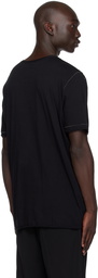 NICOLAS ANDREAS TARALIS Black Loose Thread T-Shirt