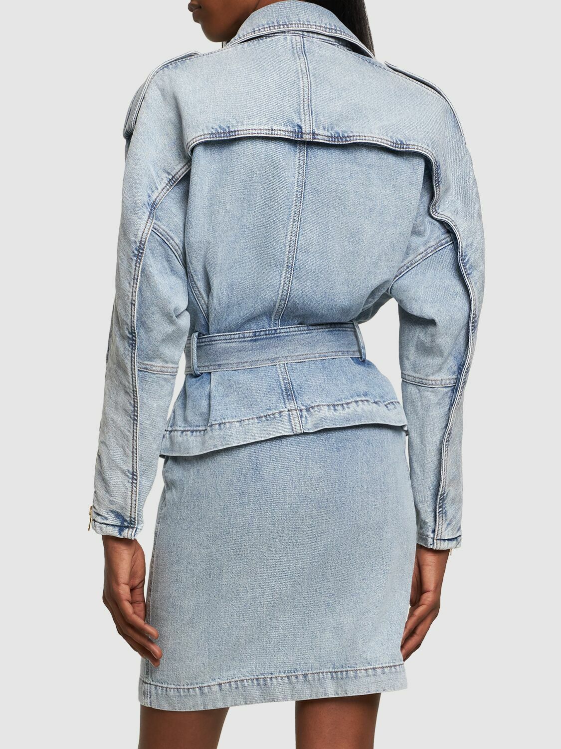 ALEXANDRE VAUTHIER - Cotton Denim Dress Alexandre Vauthier