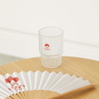 BEAMS JAPAN Stacking Cup in Clear/Red