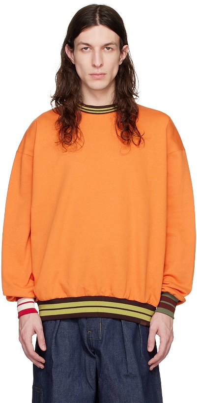Photo: Jacquemus Orange 'Le Sweatshirt Lasso' Sweatshirt