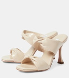 Aquazzura Twist 95 leather mules