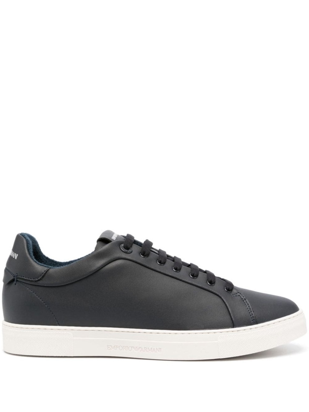 Photo: EMPORIO ARMANI - Leather Sneakers