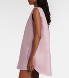 Balenciaga Silk and wool minidress