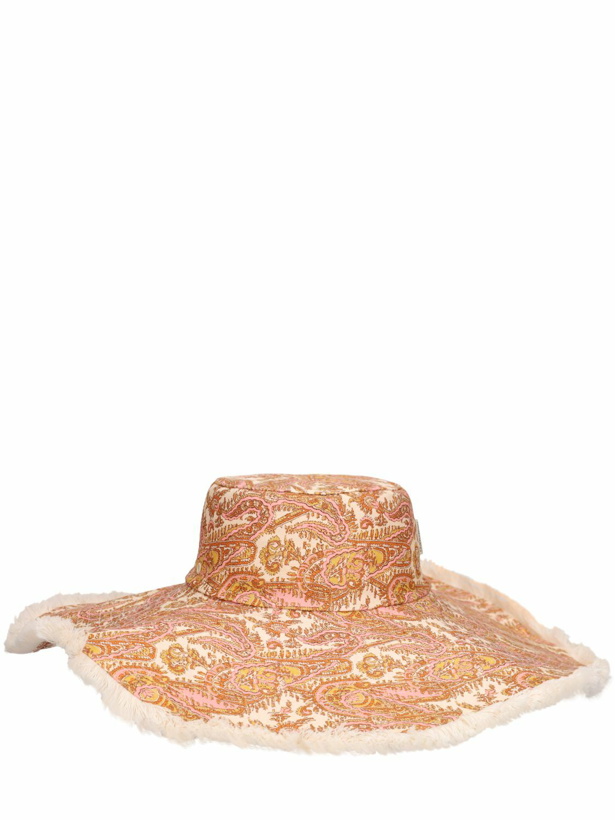 Photo: ZIMMERMANN - Floppy Printed Linen Hat