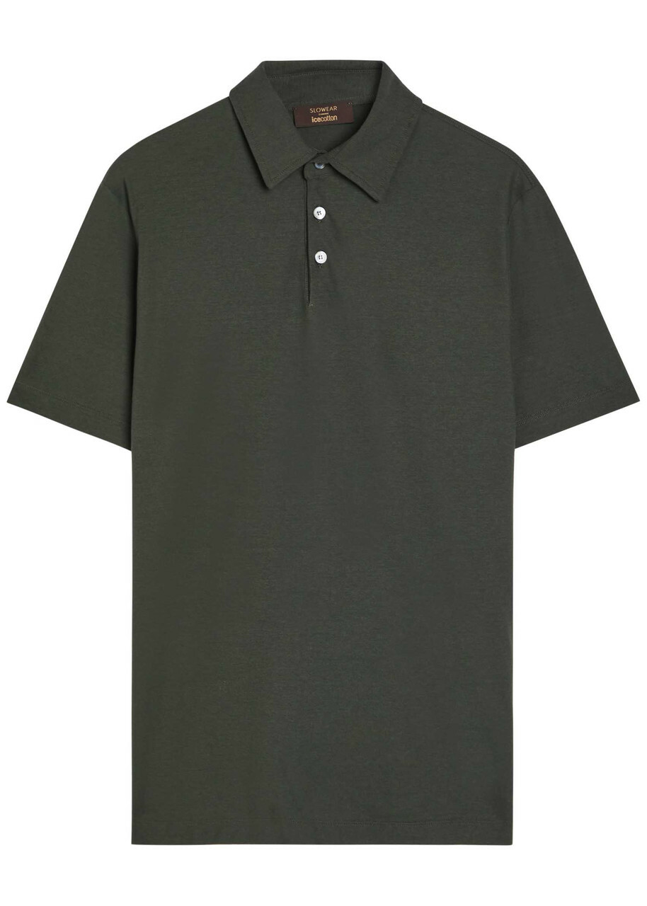 Slowear Cotton Polo Shirt Green