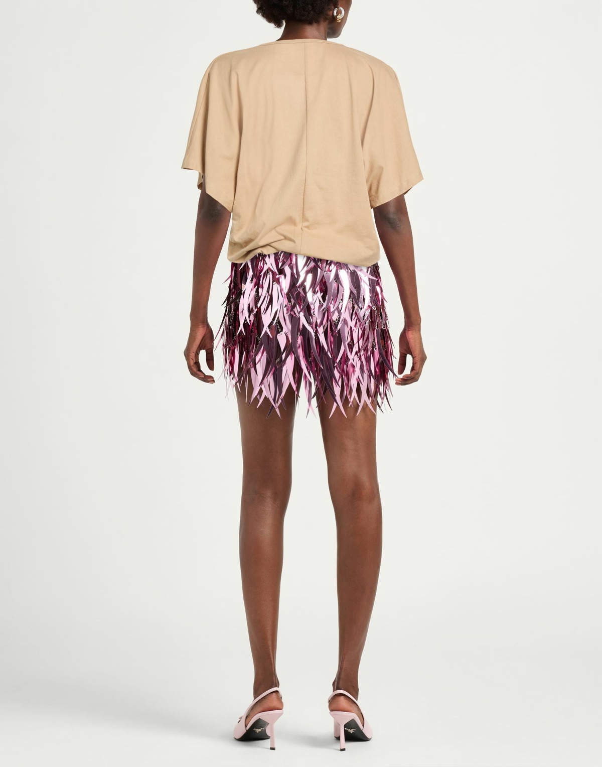 Jijil Womens T-shirt in Camel