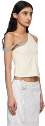 Kijun Yellow & Gray Layered Tank Top