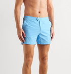 TOM FORD - Slim-Fit Mid-Length Swim Shorts - Blue