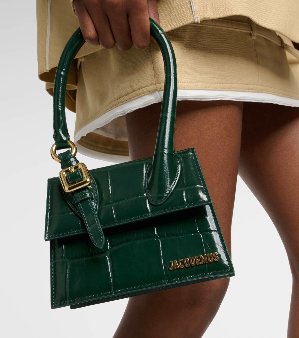 JACQUEMUS Le Chiquito Moyen レザー トートバッグ Jacquemus Le Chiquito Leather Tote Bag | Neutrals | FARFETCH