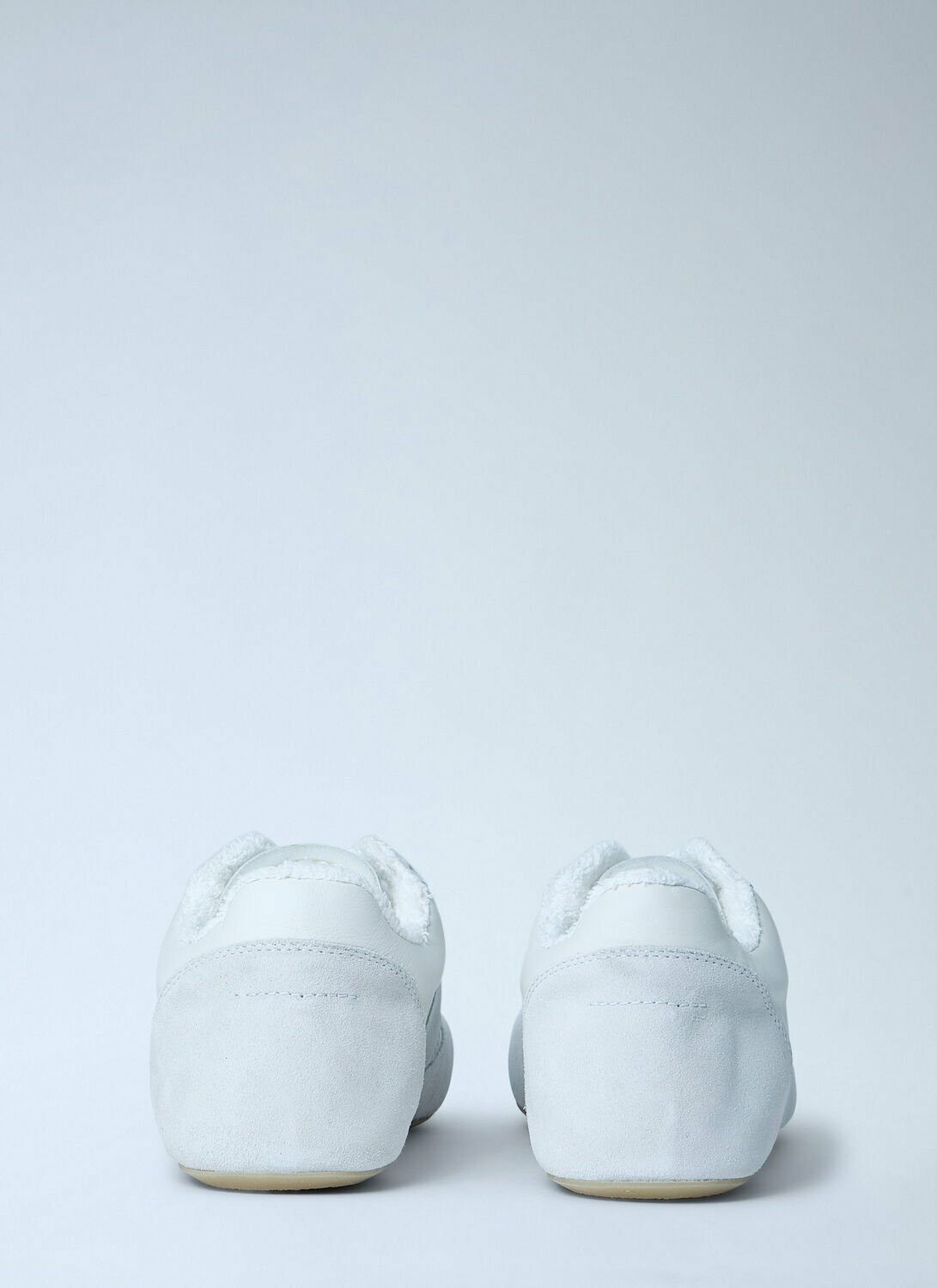 MM6 Maison Margiela Suede and Leather Low-Top Sneakers