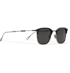 Eyevan 7285 - Square-Frame Tortoiseshell Acetate and Burnished Gold-Tone Foldable Sunglasses - Tortoiseshell