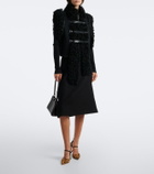 Fendi Colibrì leopard-print calf hair slingback pumps