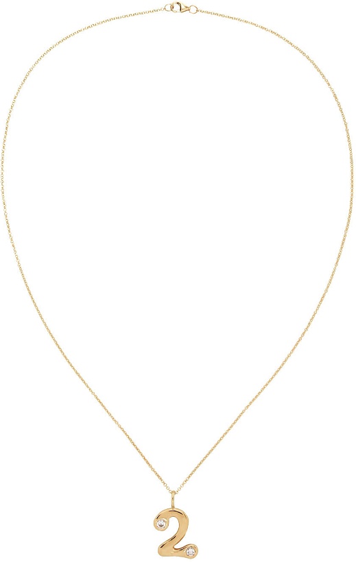 Photo: BRENT NEALE Gold Bubble Number 2 Necklace