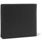 Serapian - Logo-Appliquéd Faux Leather Billfold Wallet - Black