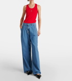 Givenchy Low-rise wide-leg jeans