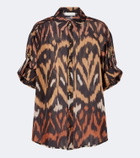 Zimmermann Aster printed silk habutai shirt