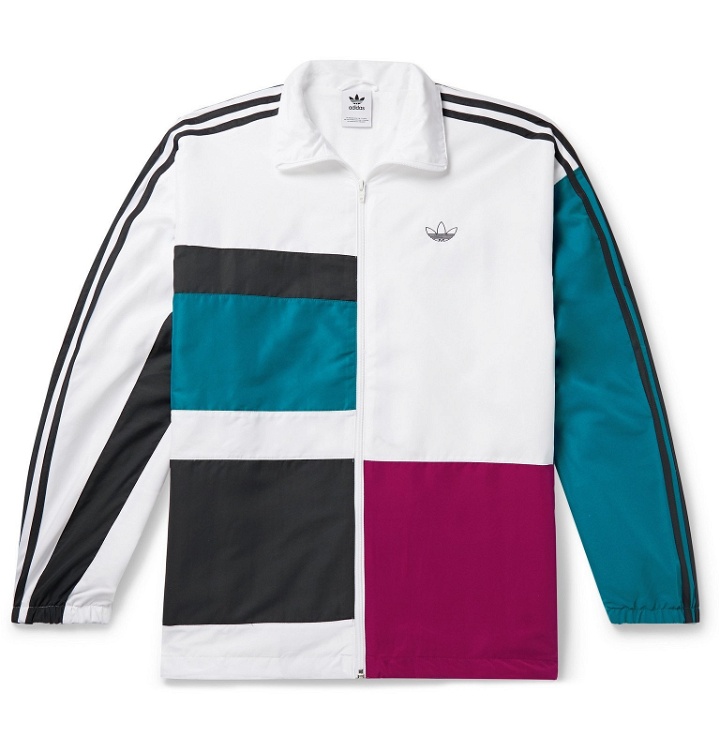 Photo: adidas Originals - Color-Block Shell Track Jacket - White