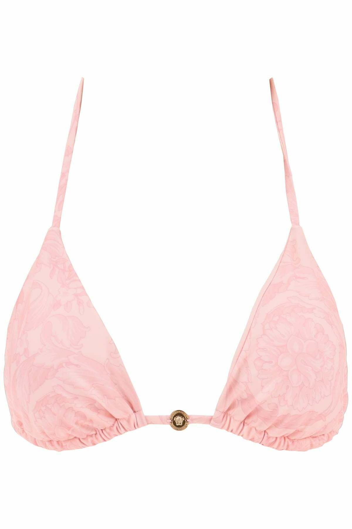 VERSACE baroque bikini top Pink