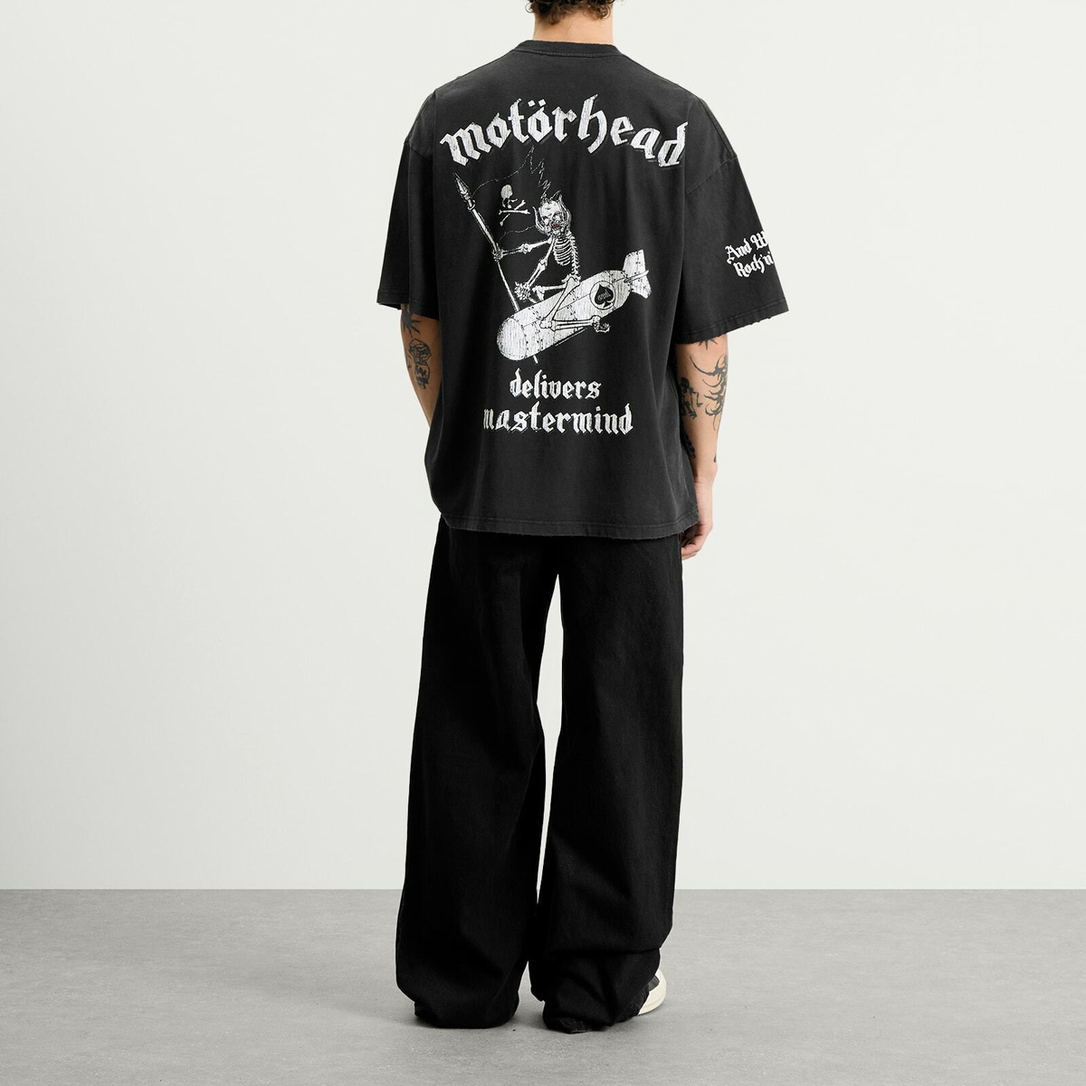 END. Men's x MASTERMIND WORLD x Motorhead Delivers T-Shirt in Black