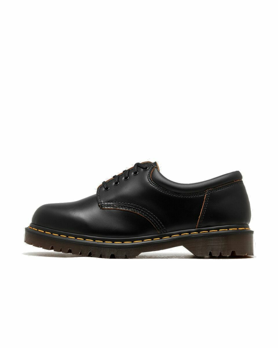 Photo: Dr.Martens 8053 Black Vintage Smooth Black - Mens - Casual Shoes