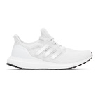 adidas Originals White and Silver Ultraboost 4.0 DNA Sneakers