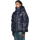 Moncler Grenoble Navy Down Gressan Coat