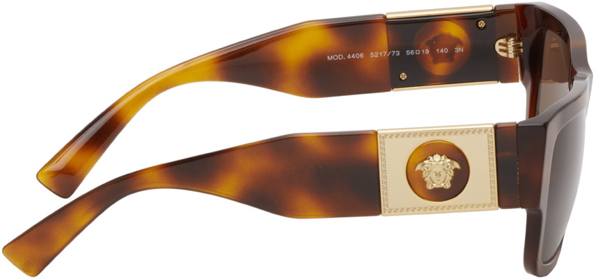 Versace Tortoiseshell Medusa Stud Sunglasses Versace display picture 3