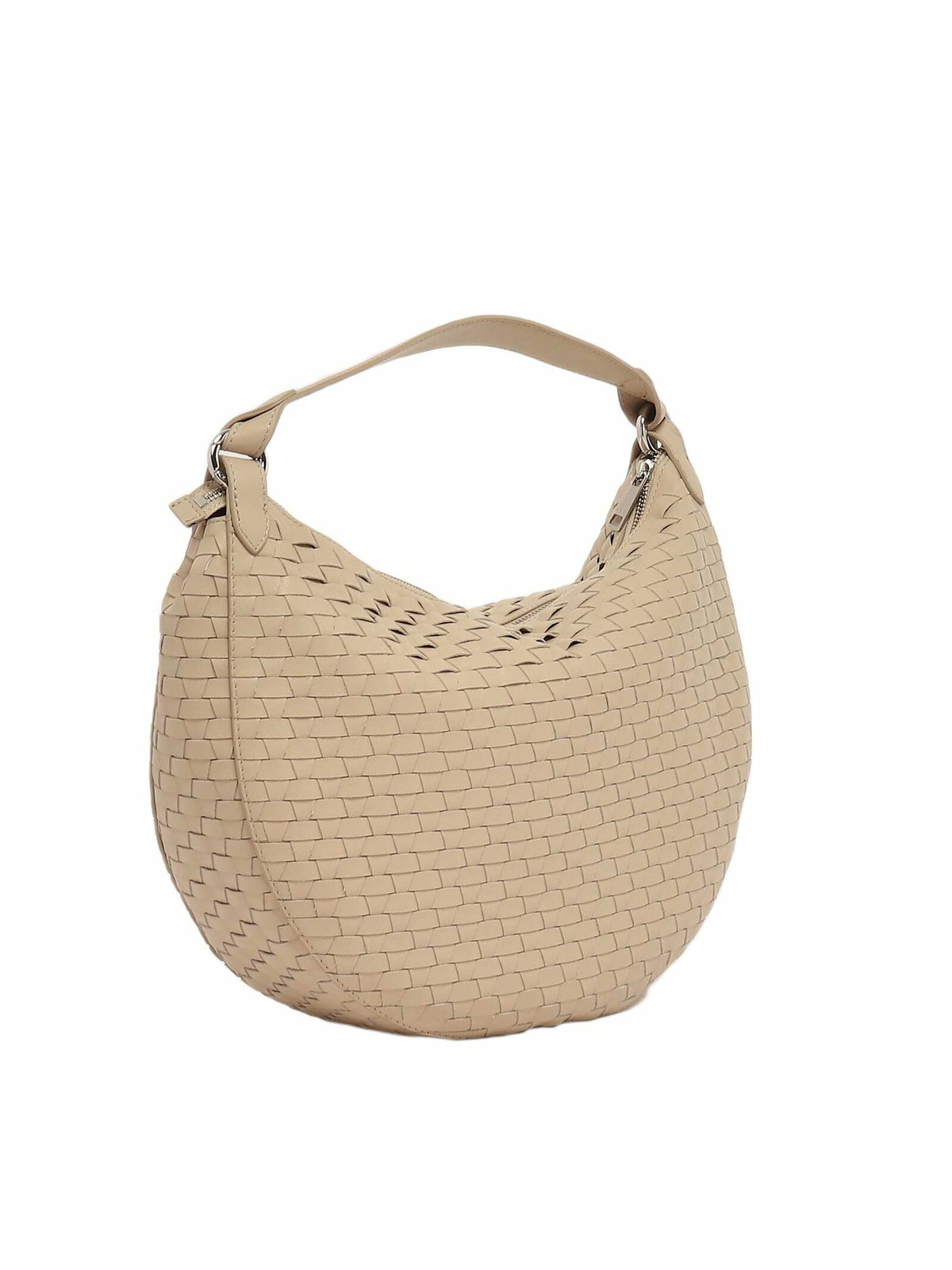 Orciani Dumpling Nappa Woven Large Intrecciata Shoulder Bag