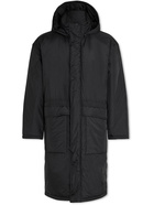 Auralee - Padded Nylon Hooded Parka - Black