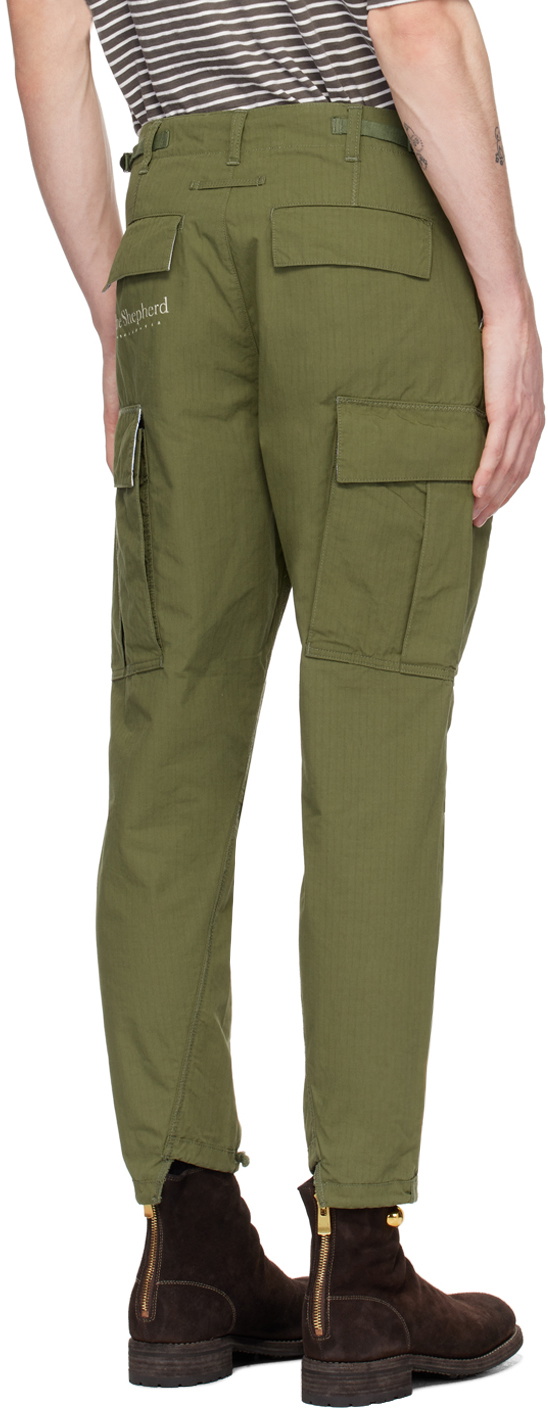 the Shepherd UNDERCOVER Khaki Cinch Tab Cargo Pants