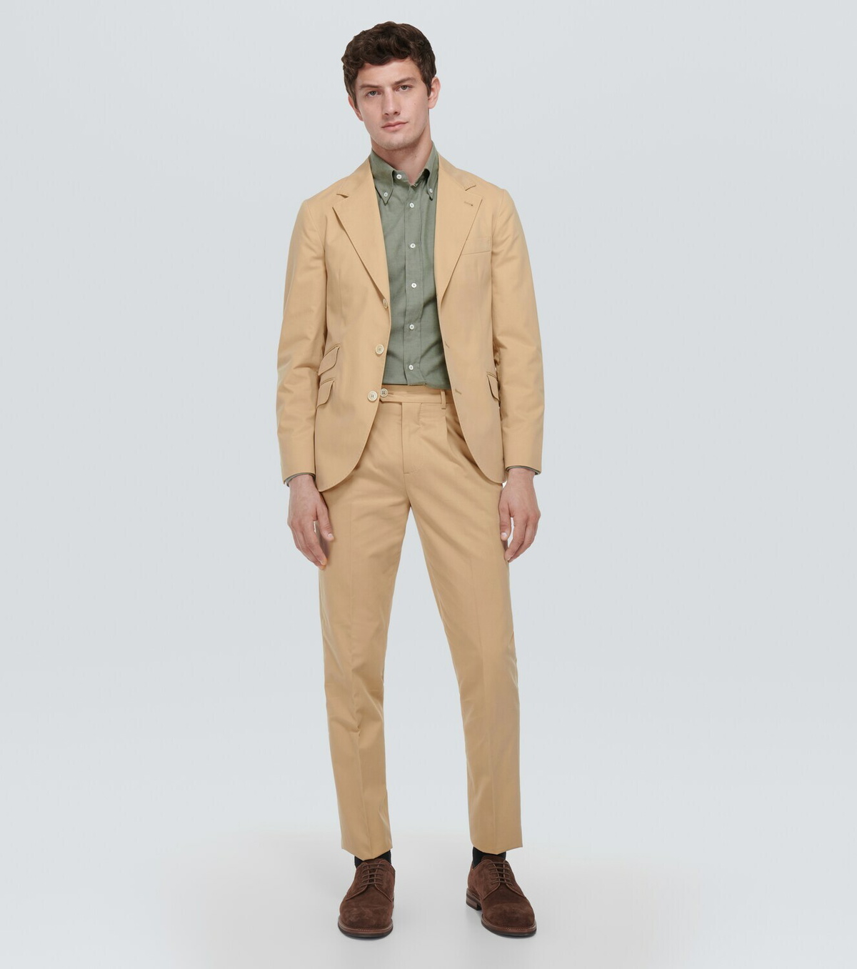 Brunello Cucinelli Cotton and cashmere gabardine suit