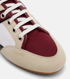 Givenchy Slim suede-trimmed sneakers