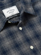 Portuguese Flannel - Trinity Checked Cotton-Flannel Shirt - Blue