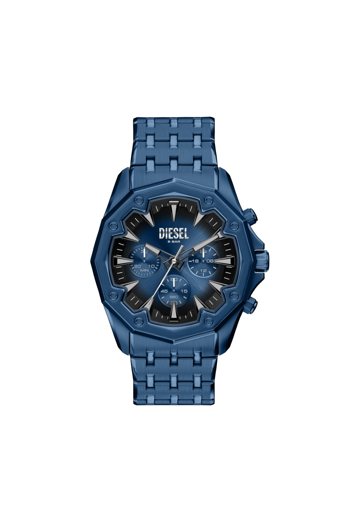 Diesel Stinger Blue Stainless Steel Watch - Timeframes Mens 