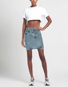 Martine Rose Womens Denim skirt in Blue
