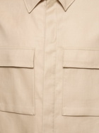 ZEGNA Oasi Long Sleeves Linen Overshirt