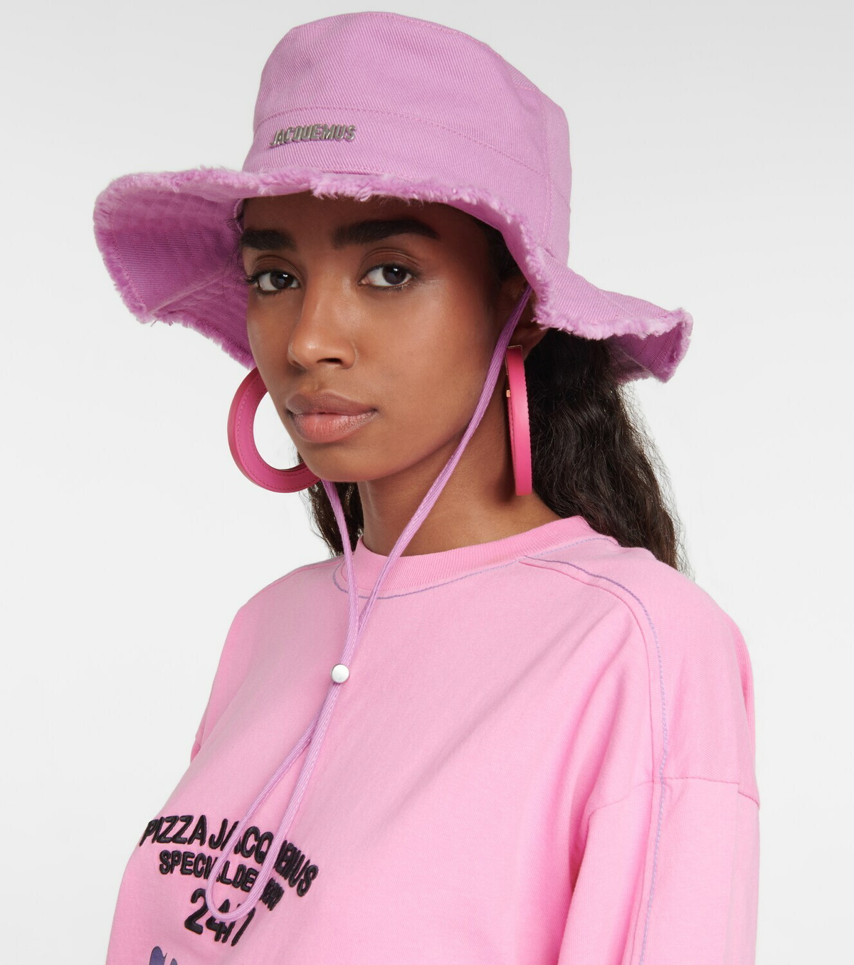 NEW RAG & BONE Cotton Bucket Hat Light Pink Women's $140