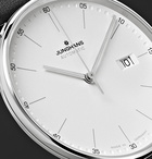 Junghans - Form A 40mm Automatic Stainless Steel and Leather Watch, Ref. No. 027/4730.00 - White