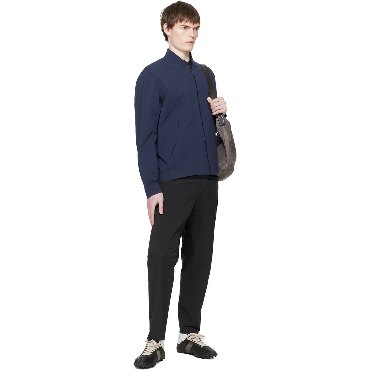 Veilance Navy Diode Bomber Jacket