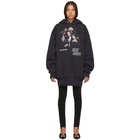 Balenciaga Black Speedhunters Double Layer Hoodie