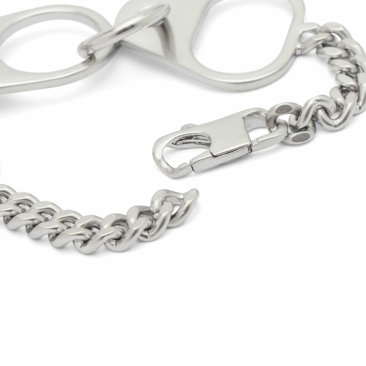 MM6 Maison Margiela Men's Bottle Top Bracelet in Palladio Burattato