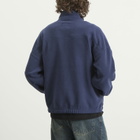 Polar Skate Co. Men's Ivan Half Zip Fleece Sweatshirt in Grey Blue