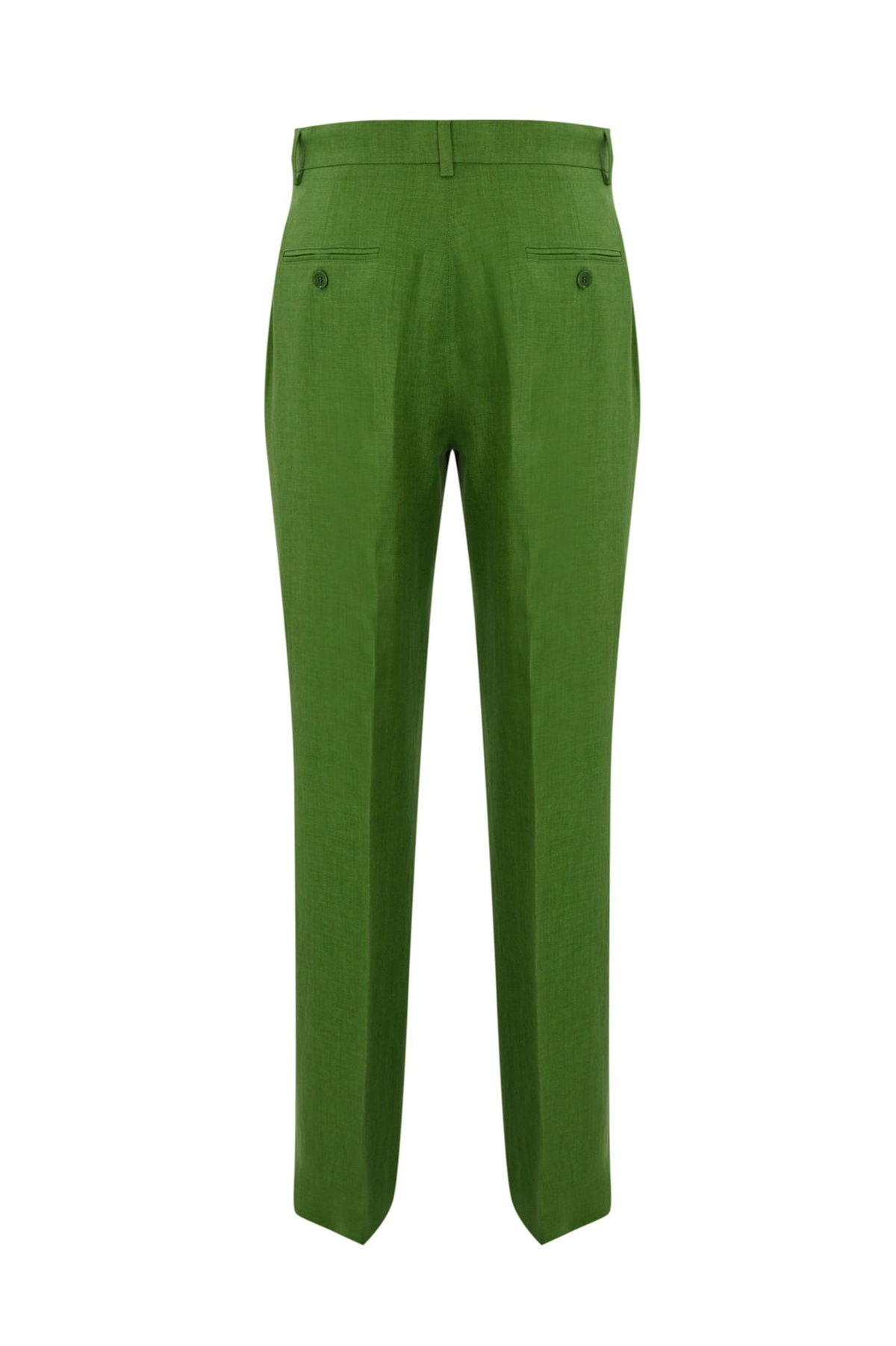 ★Weekend Max Mara 25春夏★MALIZIA リネン キャンバス パンツ Linen canvas trousers, green | 
