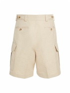 LORO PIANA - Bizen Cotton & Linen Bermuda Shorts