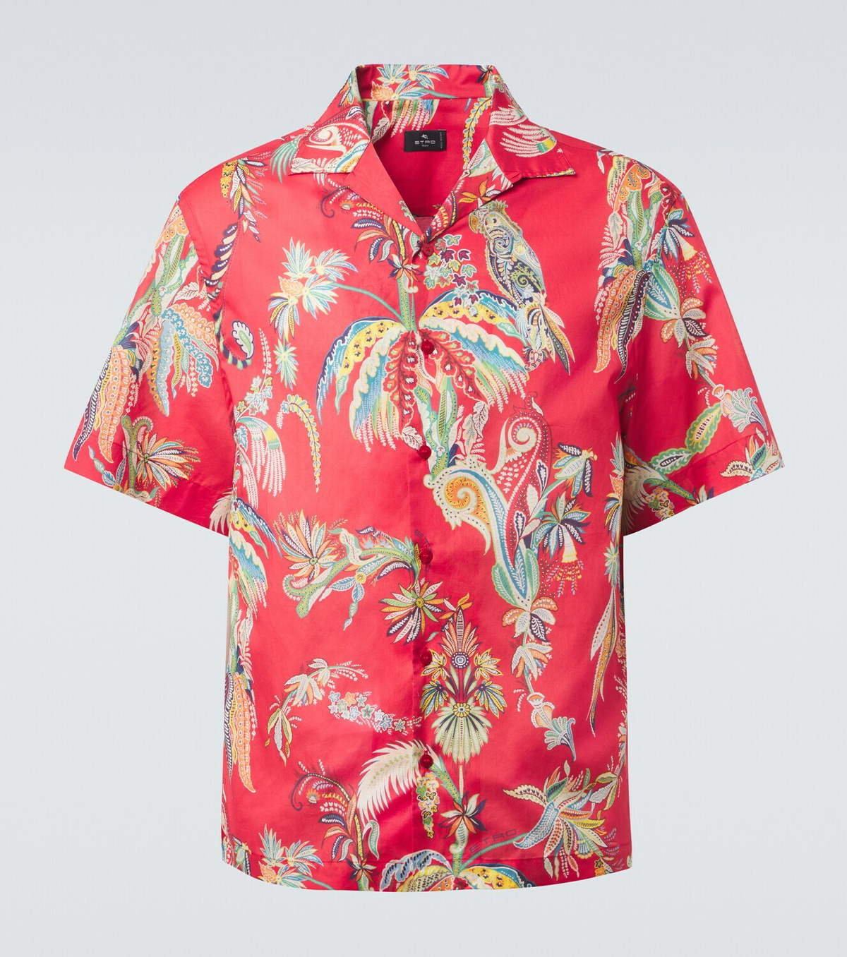 Etro Paisley cotton bowling shirt