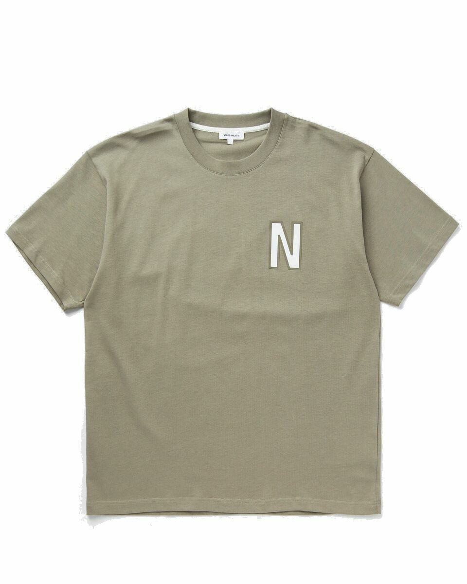 Photo: Norse Projects Simon Loose Organic Heavy Jersey Large N T Shirt Grey - Mens - Shortsleeves