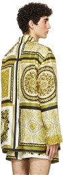 Versace Underwear Black & Gold Amplified Medusa Pyjama Shirt