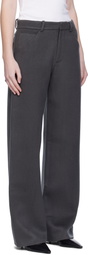 Arch The Gray Handmade Wool Cashmere Trousers