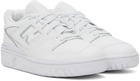 New Balance White 550 Sneakers