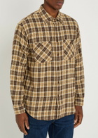 Nudie Jeans Julian Checked Cotton and Linen-blend Shirt Multicoloured 1